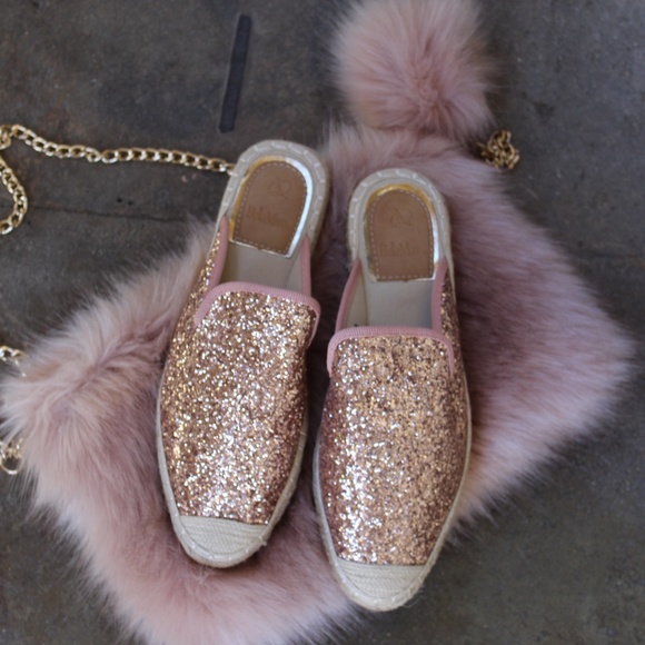 🆕//The Breezy// Mauve Glitter Mule/ Slide - Picture 5 of 8